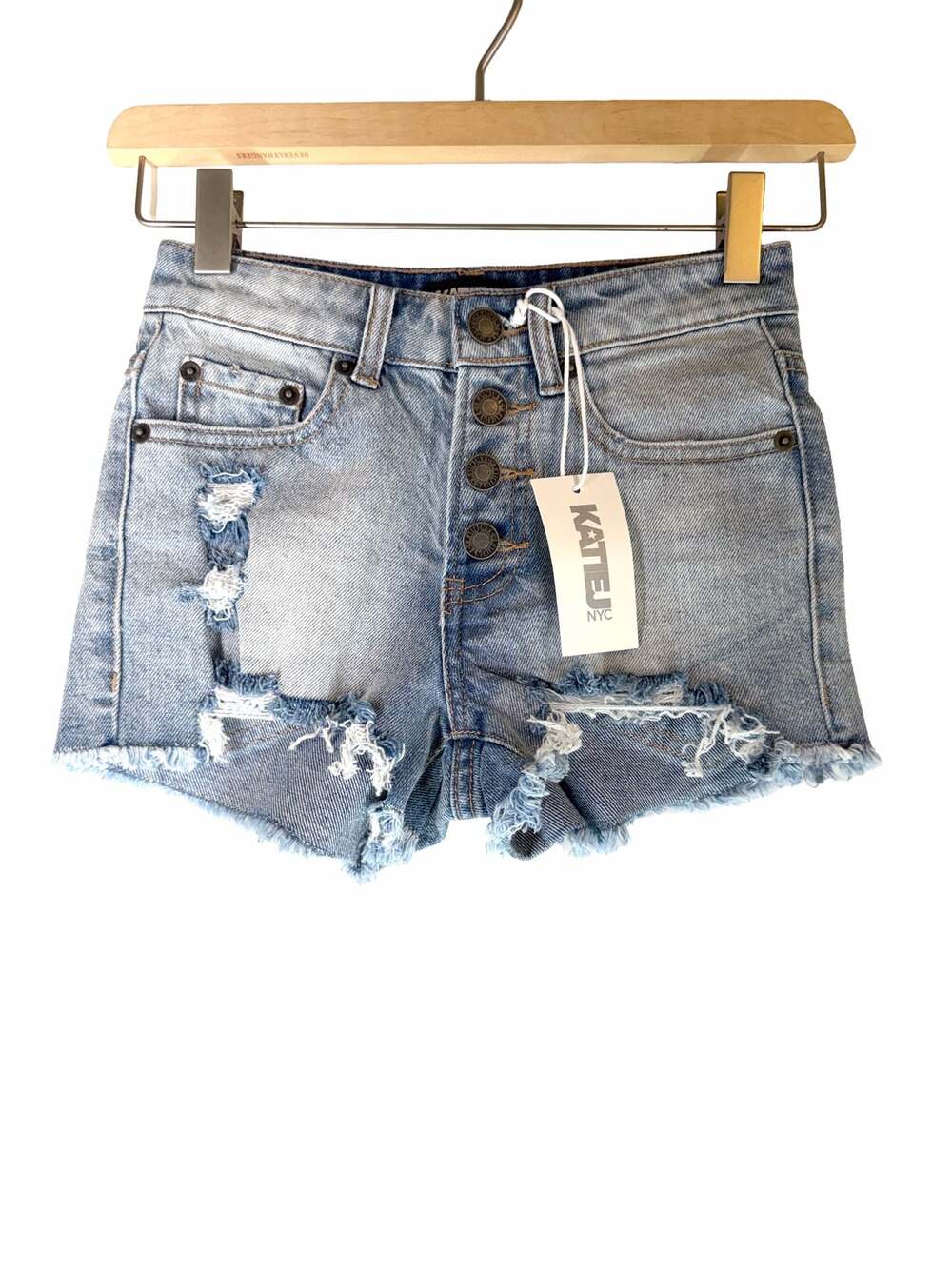 TWEEN VENICE SHORTS – KatieJNYC Size 12 girl, distressed denim